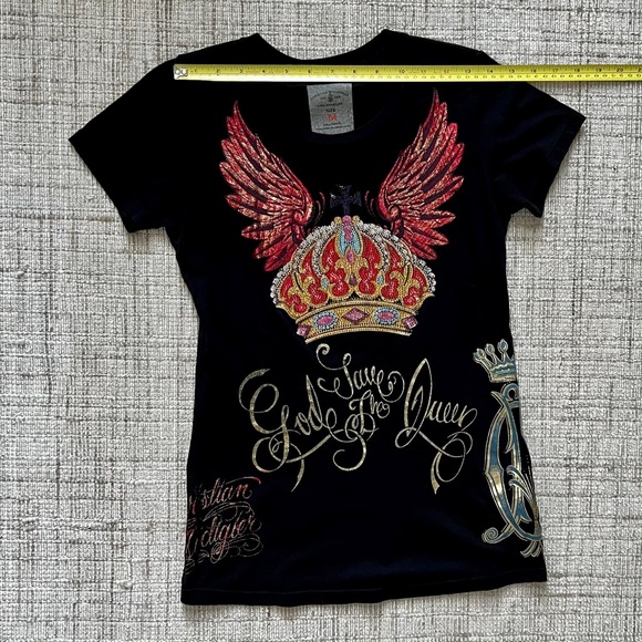 Christian Audigier Ed Hary Vintage Top - Picture 4 of 5